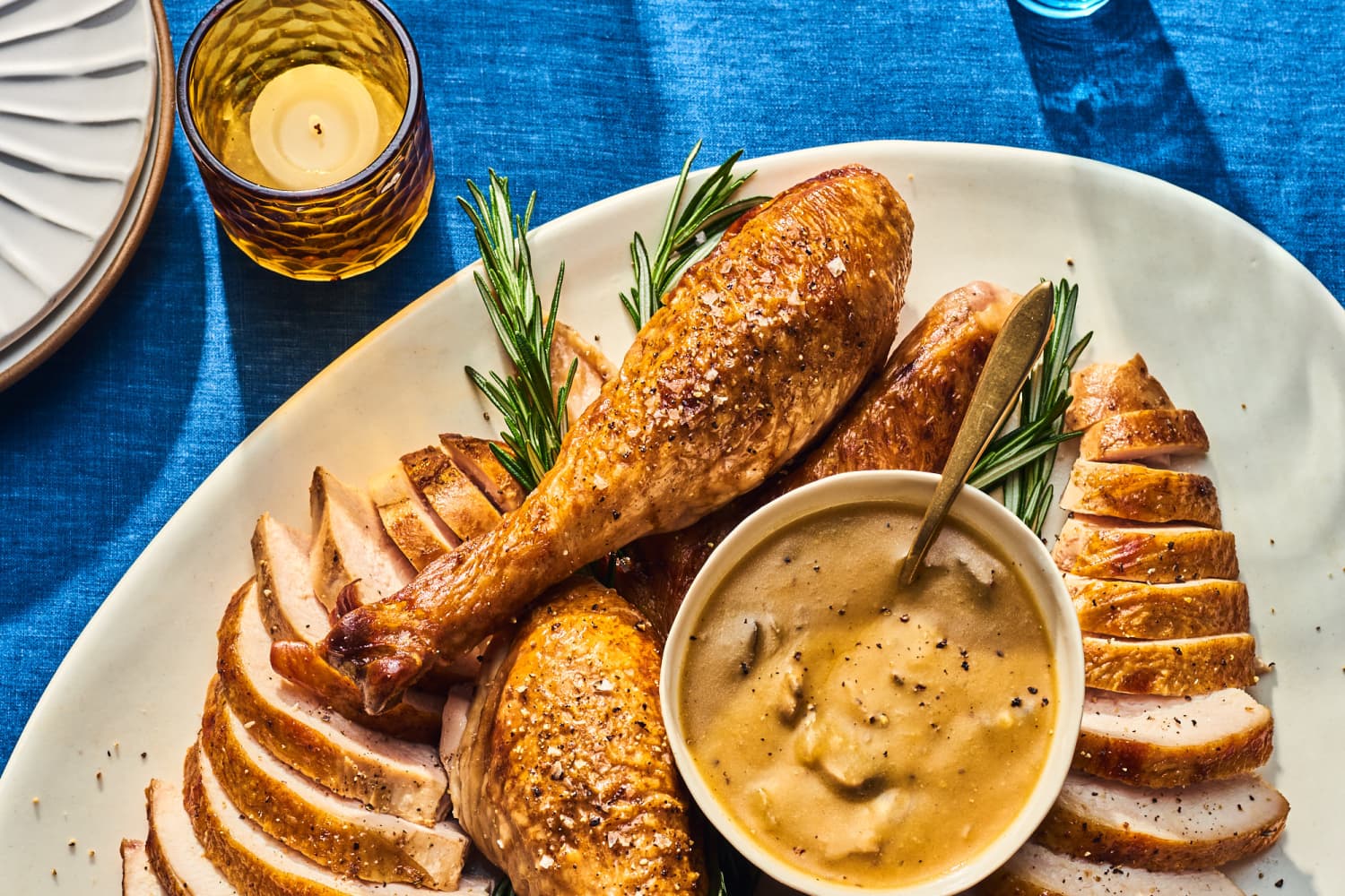 Yasmin Fahr's MisoButter Spatchcocked Turkey With Mushroom Gravy The Kitchn